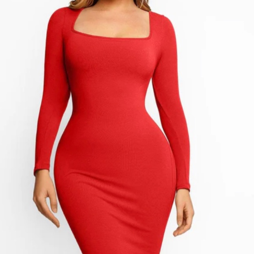 Red dress